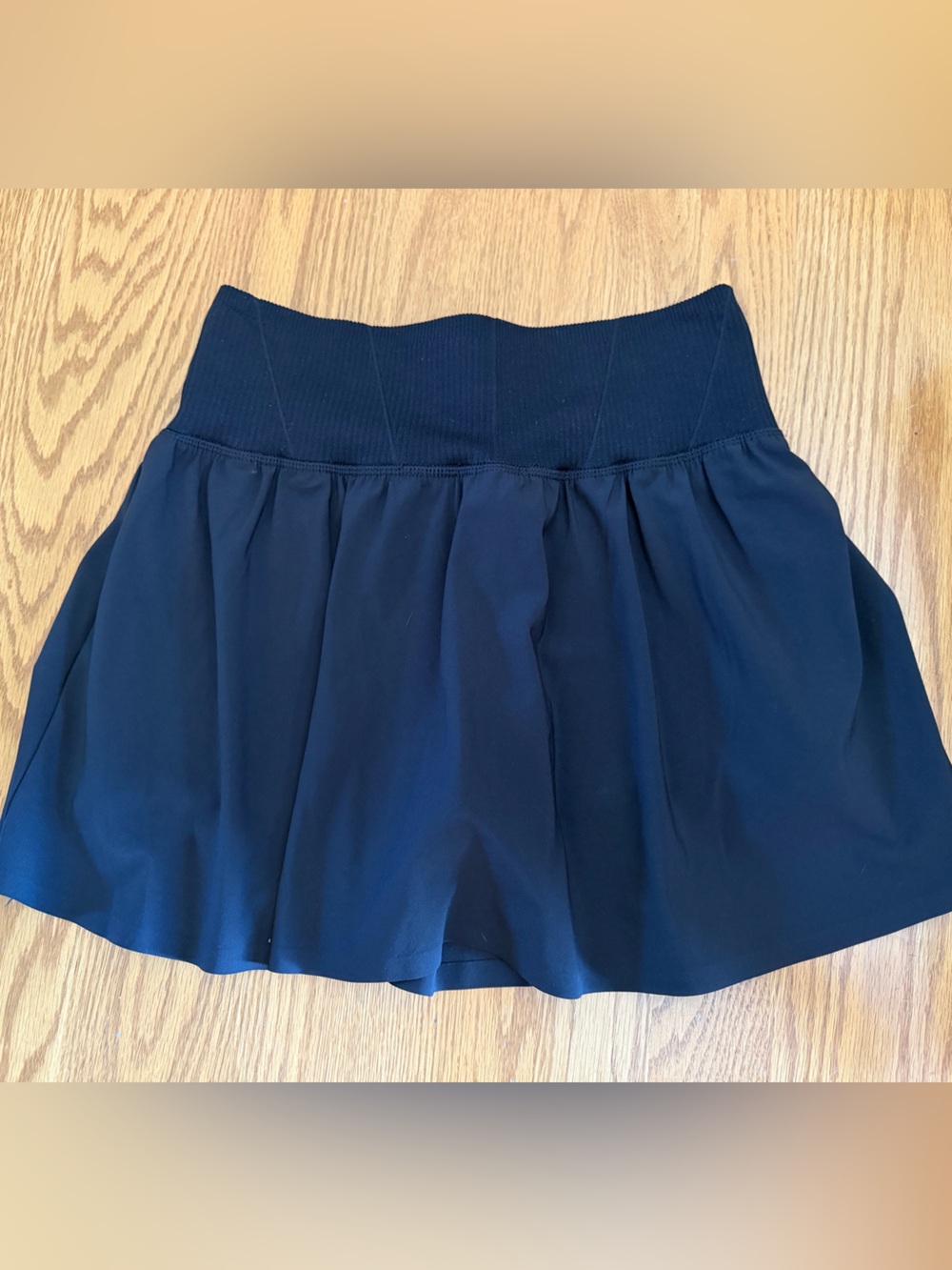 Aerie black athletic golf tennis skort skirt Size Small built in shorts liner
